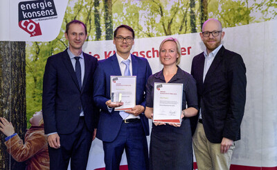 Bremer Klimaschutz-Preis 2018 geht an ATLANTIC Hotel Sail City in Bremerhaven | © Verleihung Bremer Klimaschutz-Preis 2018 Bremer Klimaschutz-Preis 2018 geht an ATLANTIC Hotel Sail City in Bremerhaven | © Verleihung Bremer Klimaschutz-Preis 2018