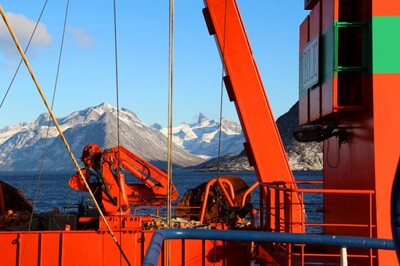 Die Tiefsee im Takt des Klimawandels - Das deutsche Forschungsschiff Walther Herwig III vor Grönland | © Das deutsche Forschungsschiff Walther Herwig III vor Grönland Die Tiefsee im Takt des Klimawandels | © Das deutsche Forschungsschiff Walther Herwig III vor Grönland