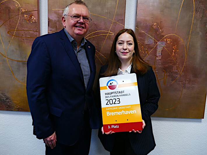 Fairer Handel bringt Bremerhaven Bundespreis | © Helmut Stapel