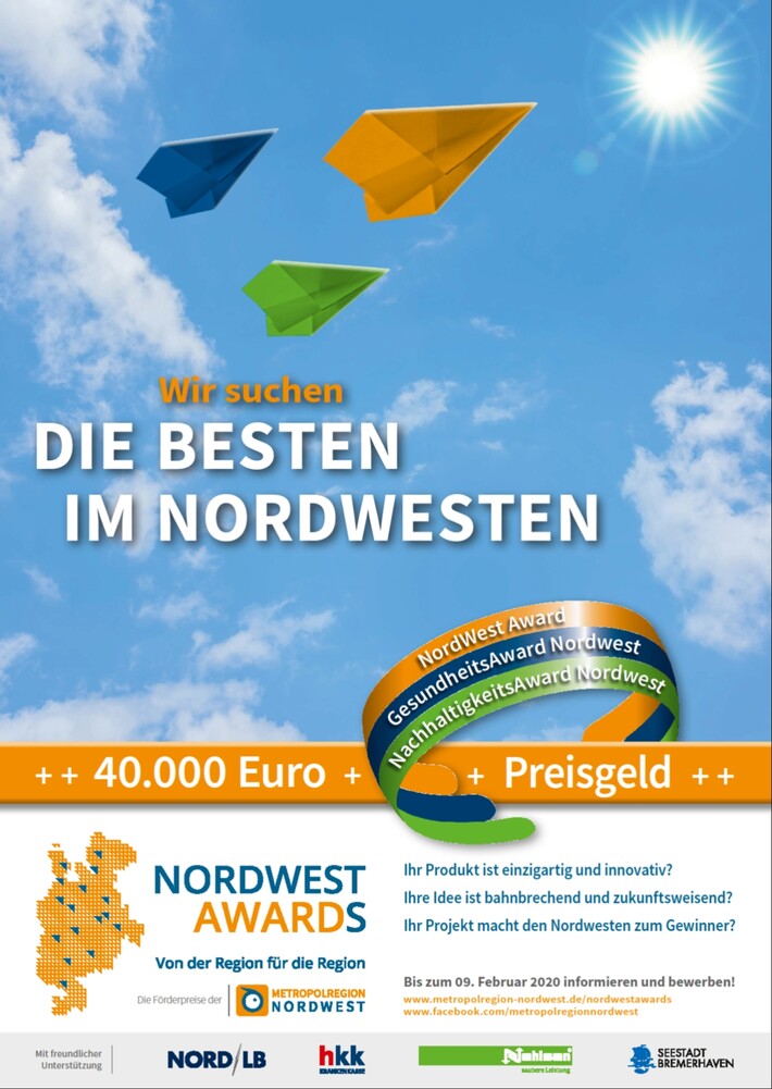 Wanted: NachhaltigkeitsAward Nordwest 2020 | © NachhaltigkeitsAward Nordwest 2020